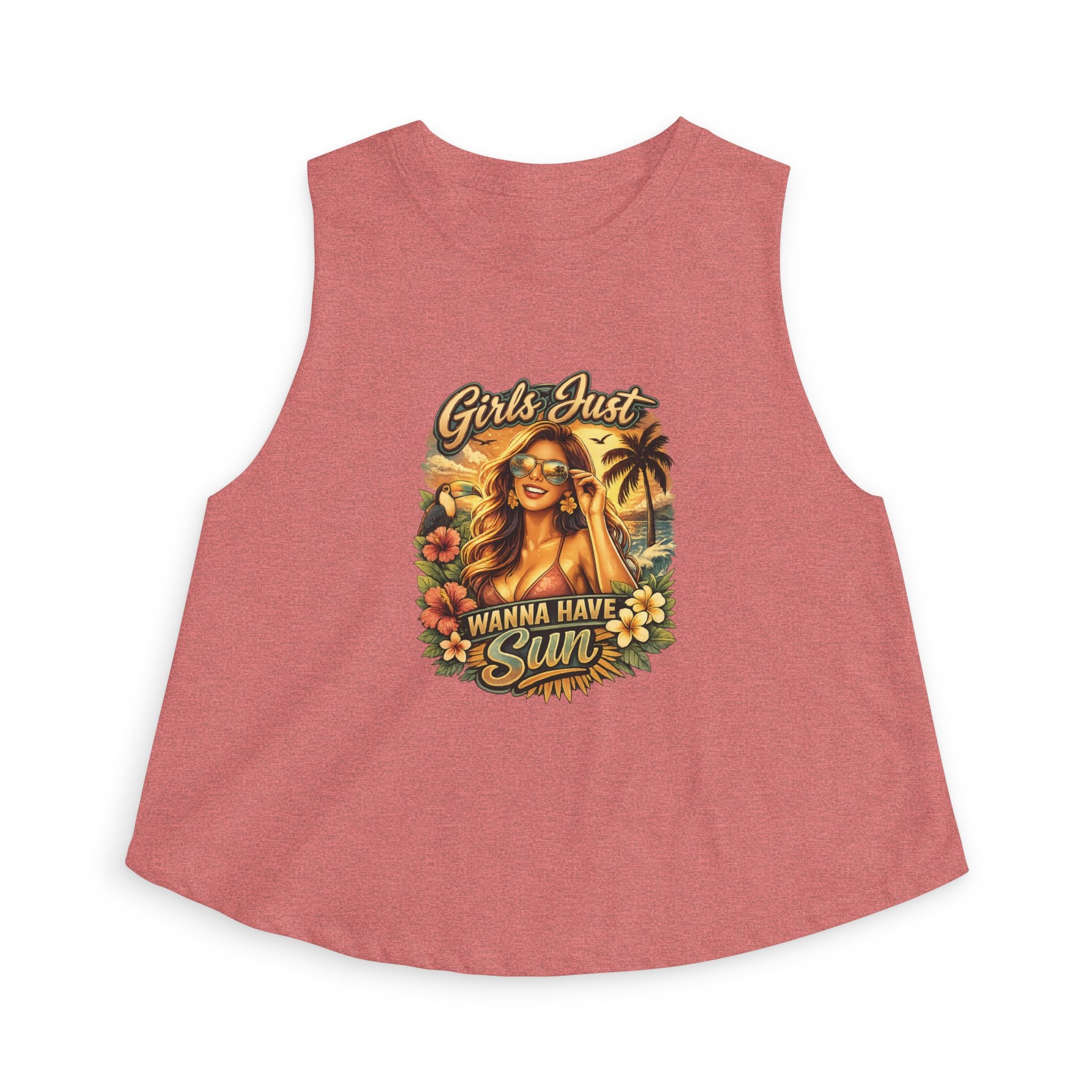 Girls Just Wanna Have Sun Women's Crop Top