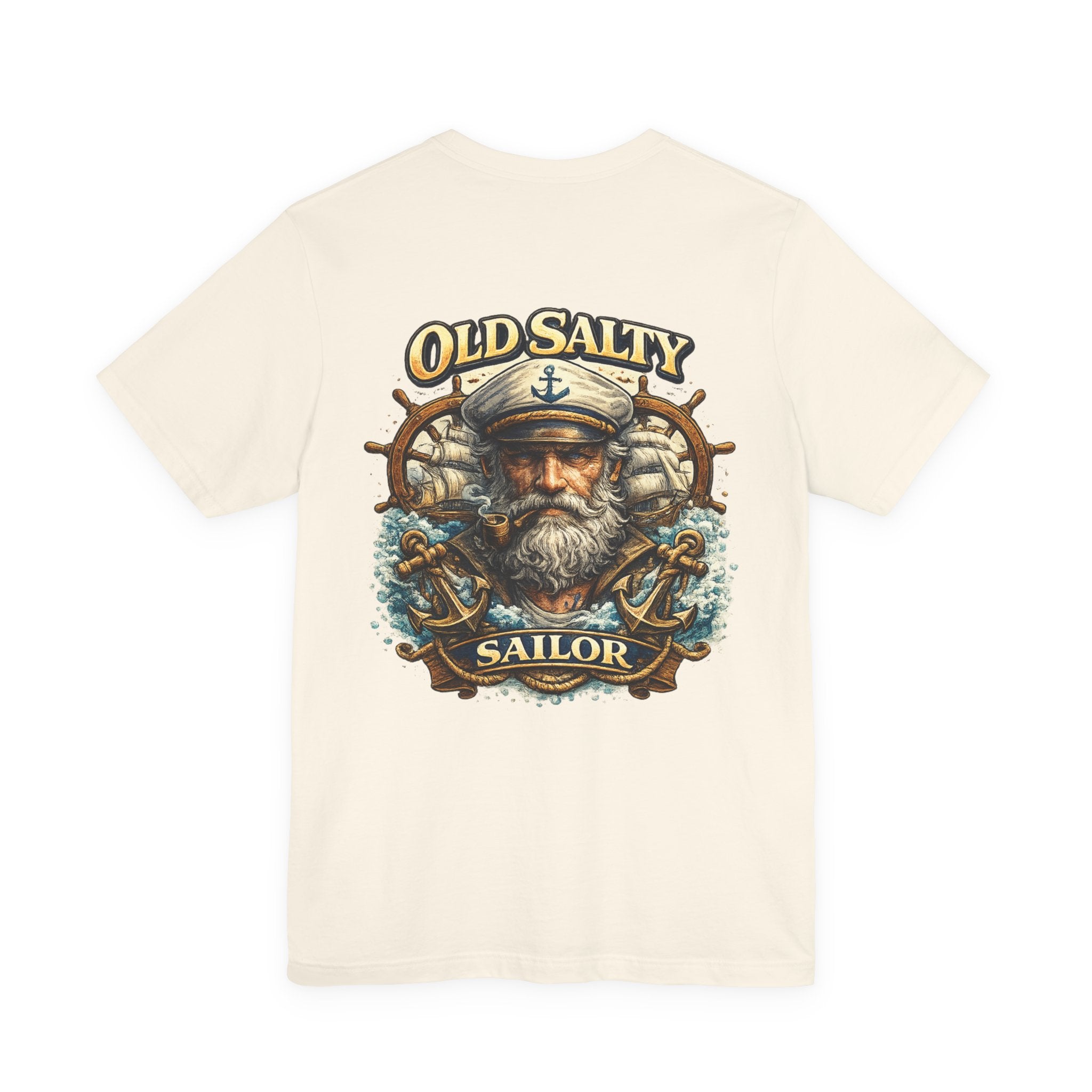 Old Salty Sailor T-Shirt — Vintage Fisherman Graphic Tee