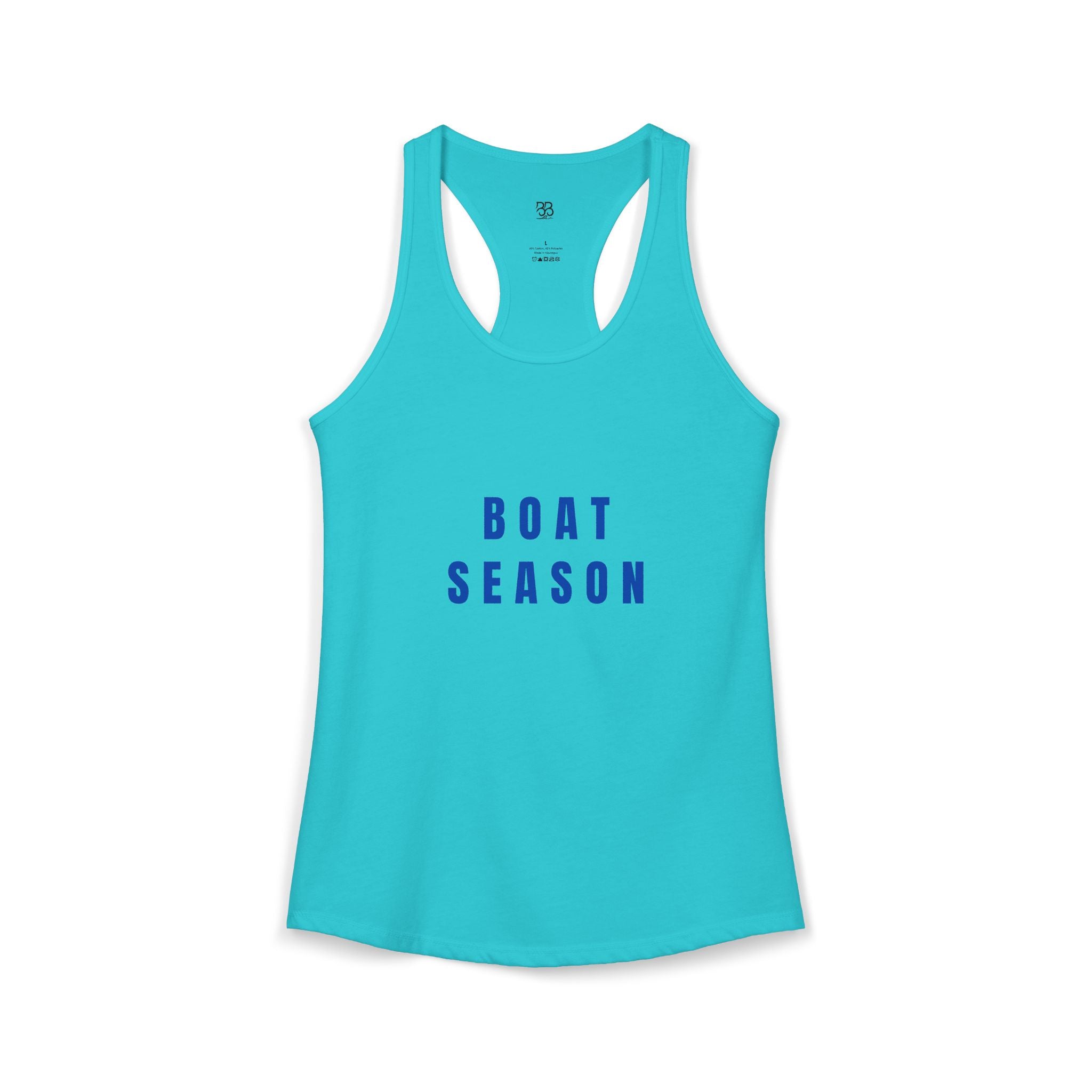 Boat Season Women's Racerback Tank — 'Boat Season' Summer Tank Top
