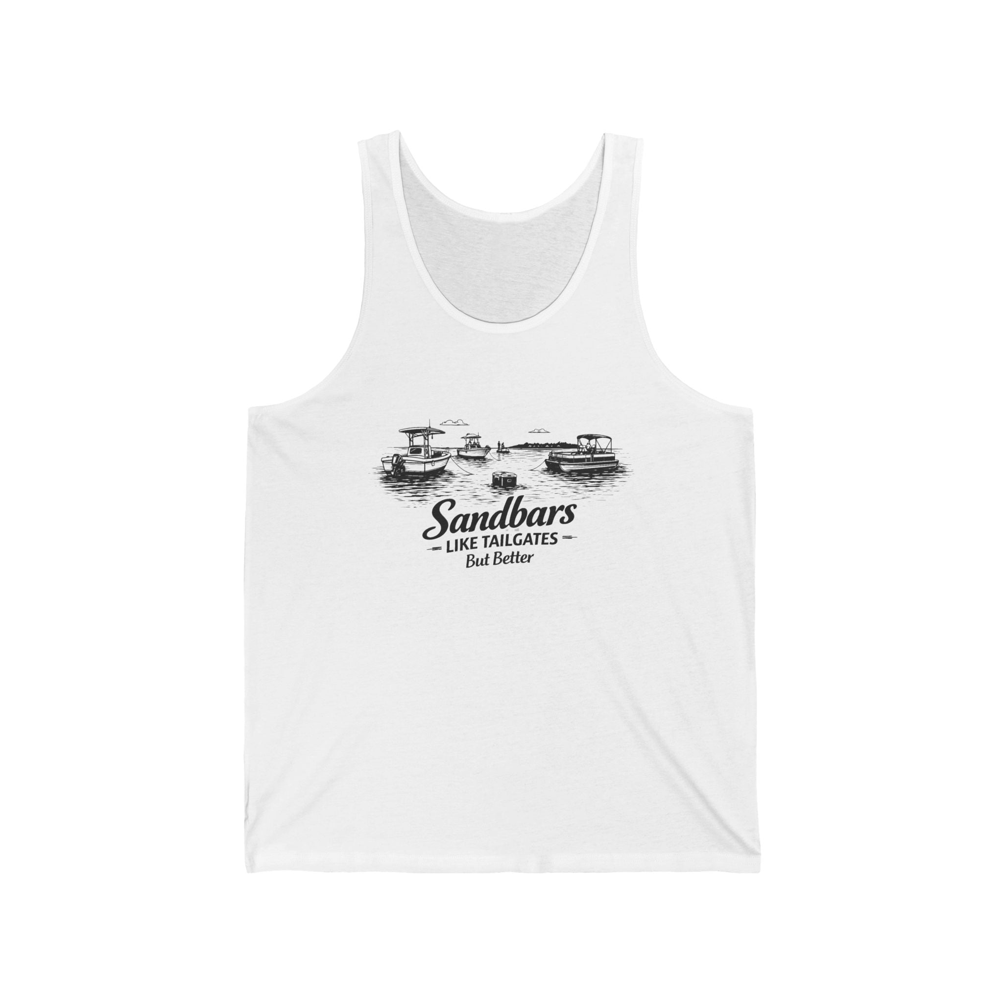 Sandbars Like Tailgates Tank Top