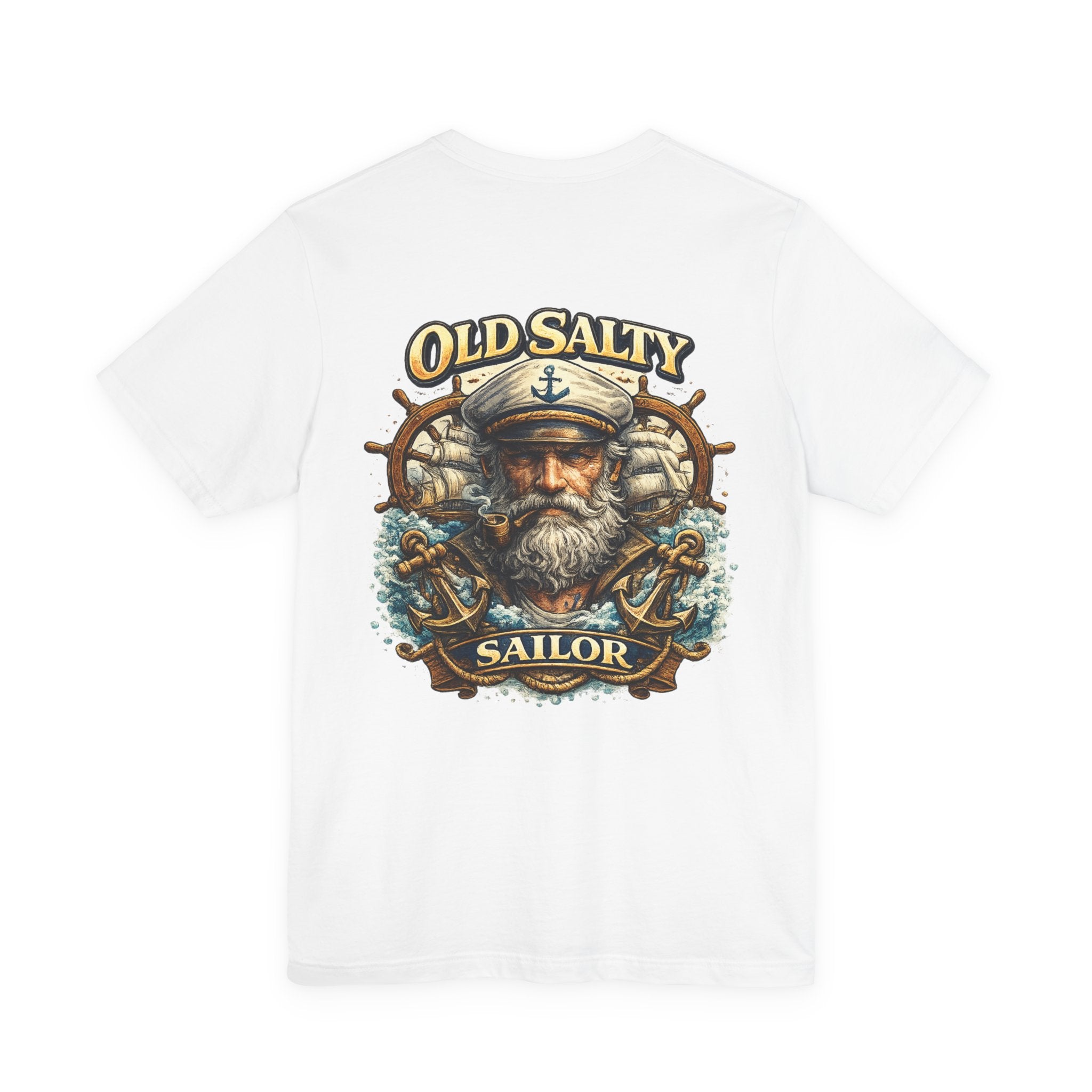 Old Salty Sailor T-Shirt — Vintage Fisherman Graphic Tee