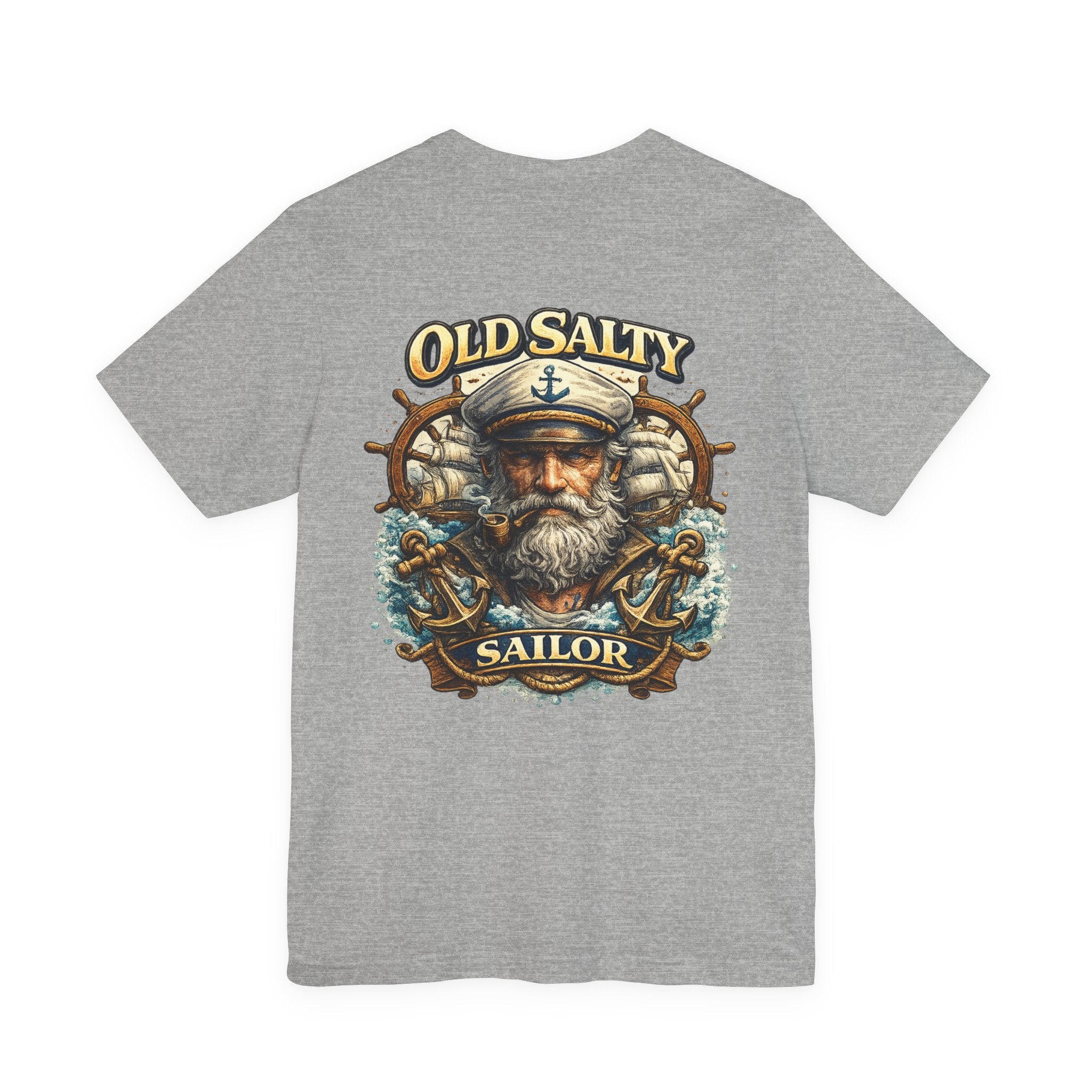 Old Salty Sailor T-Shirt — Vintage Fisherman Graphic Tee