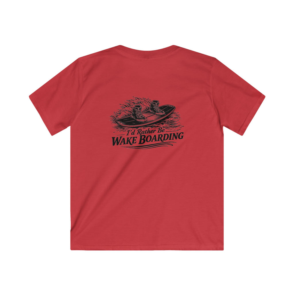 "I'd Rather Be Wakeboarding" Youth Tee