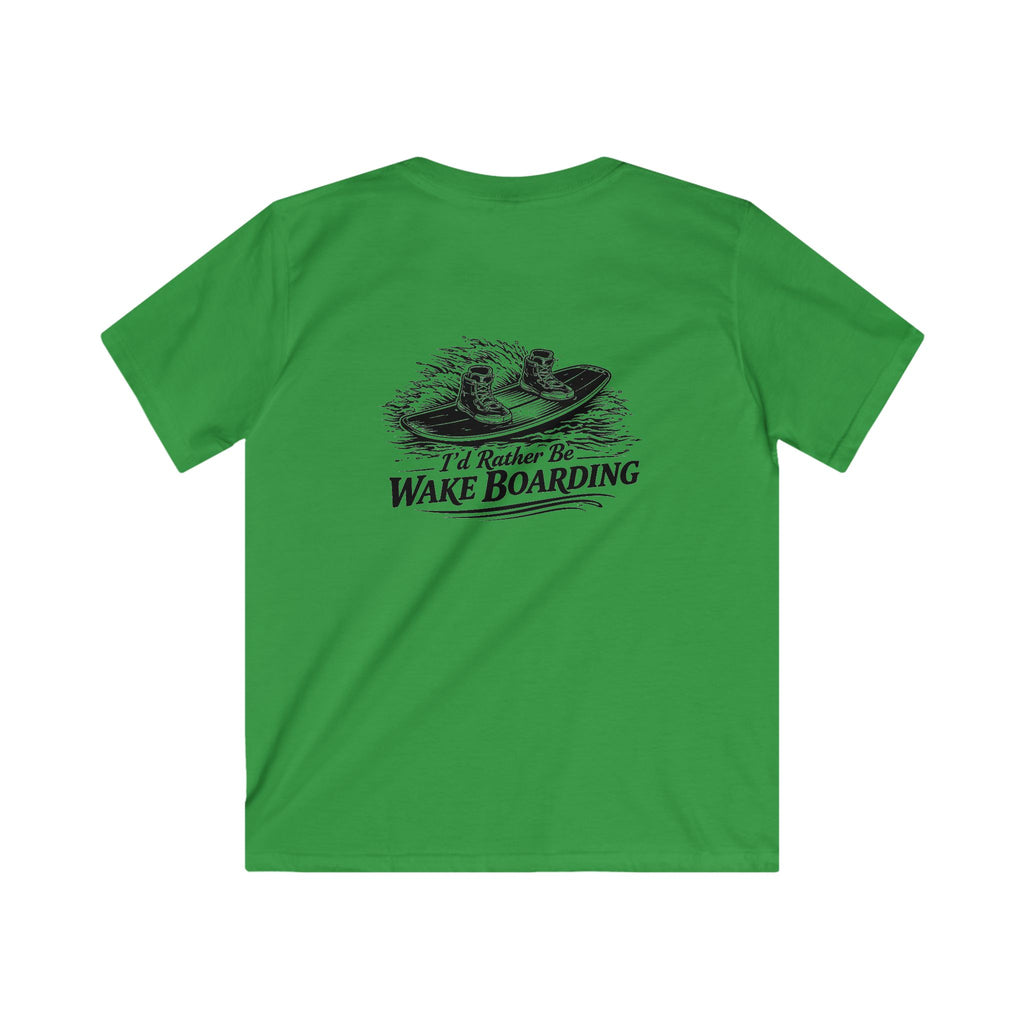 "I'd Rather Be Wakeboarding" Youth Tee