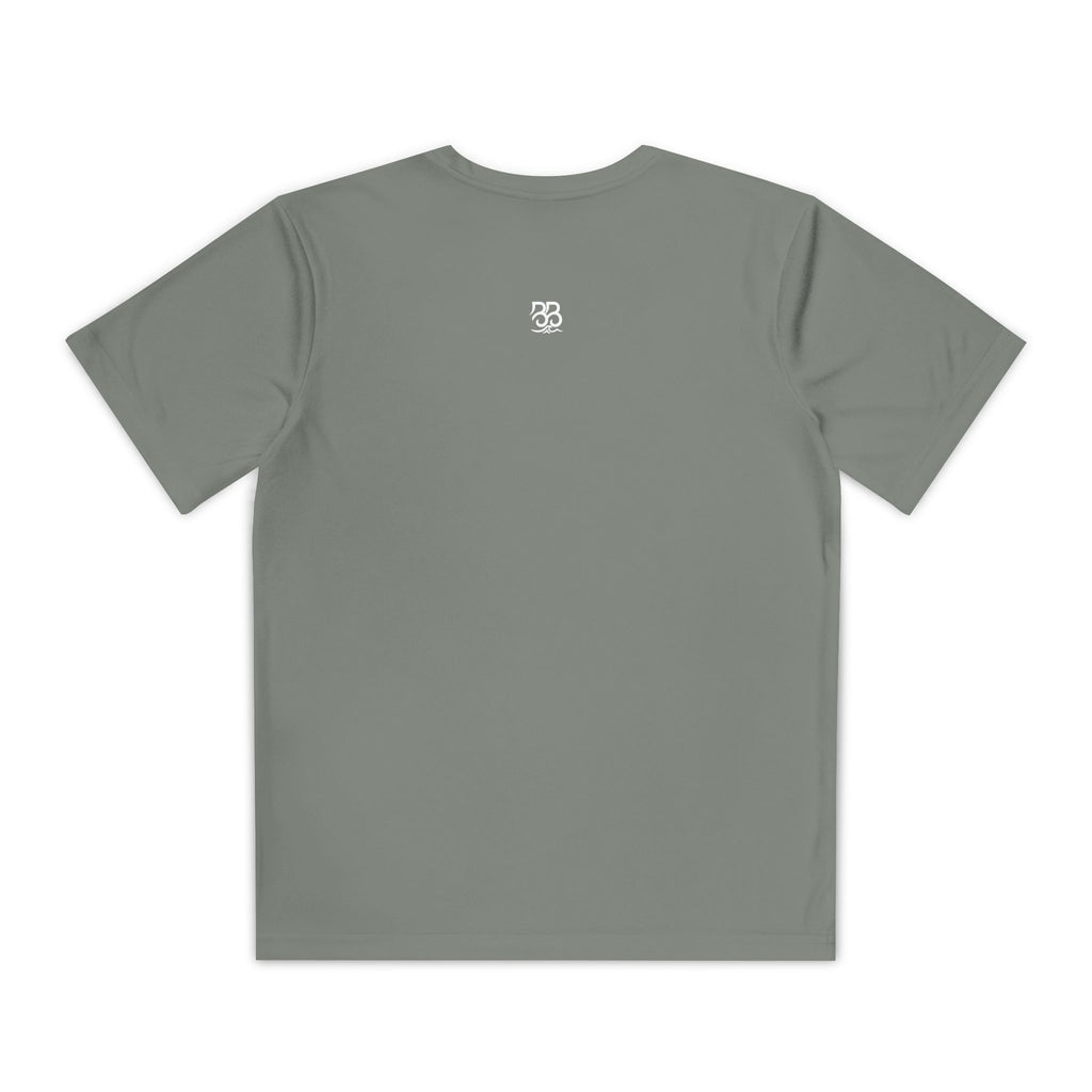 Keep Calm and Skim On Youth Moisture Wicking Tee